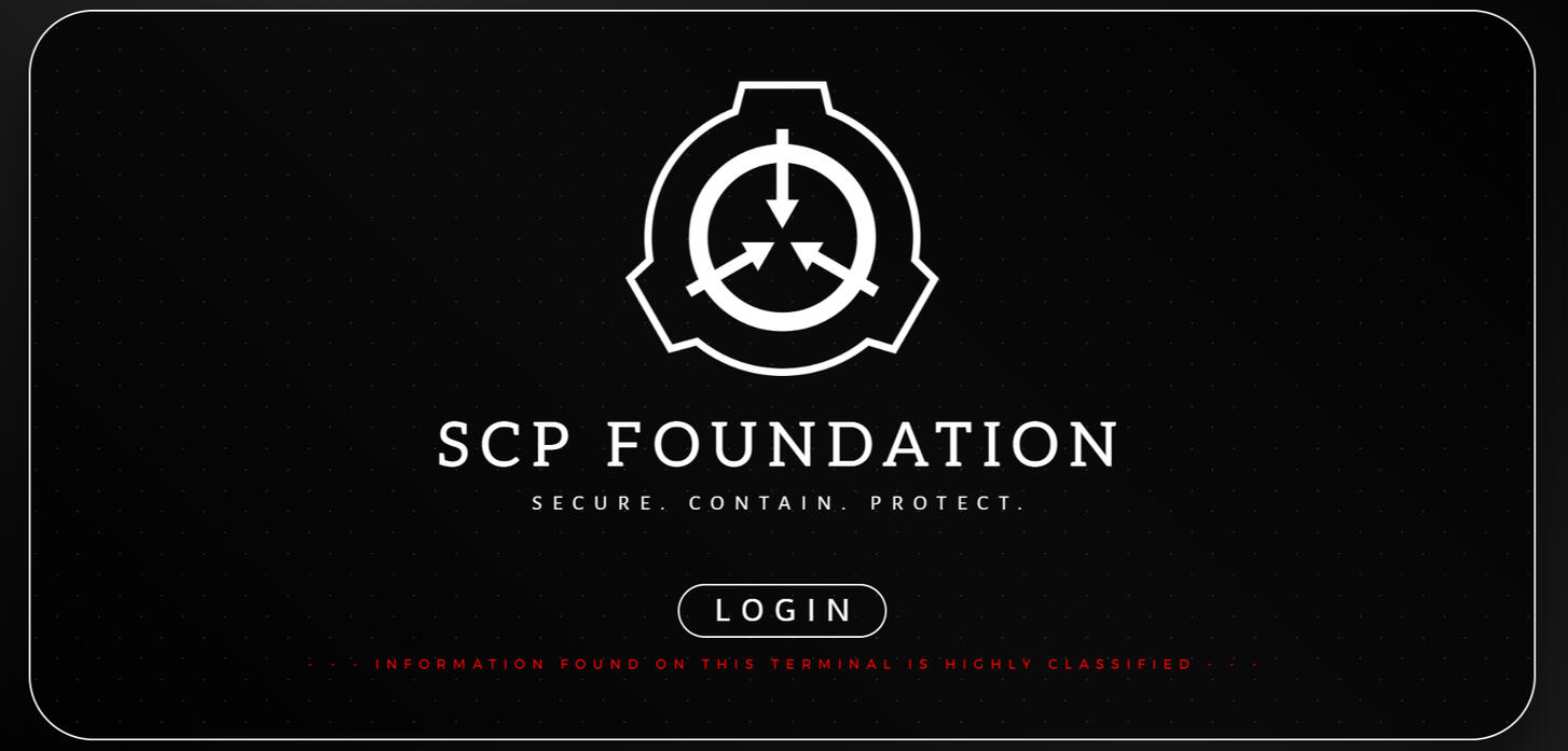SCP Foundation Terminal